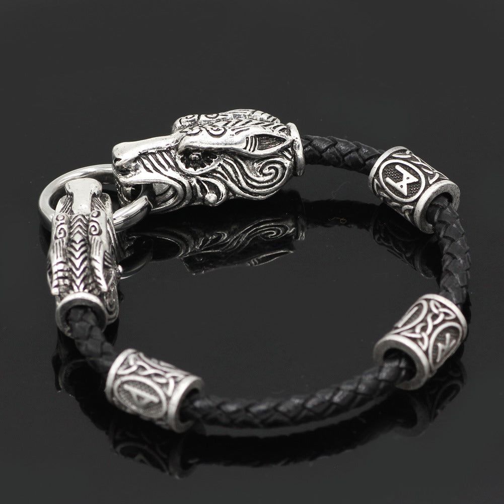 Viking Dragon Head Bracelet