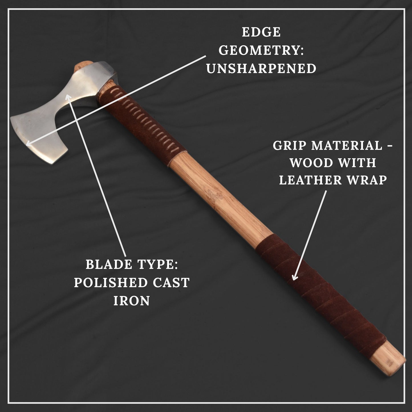 Petersen Viking Type B Axe (Bearded)