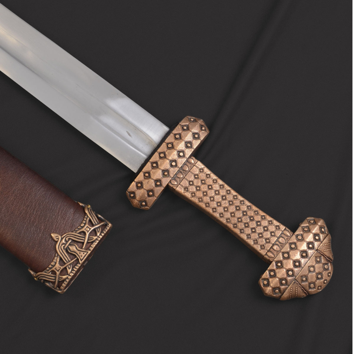 Bronze Hilt Viking Sword blade