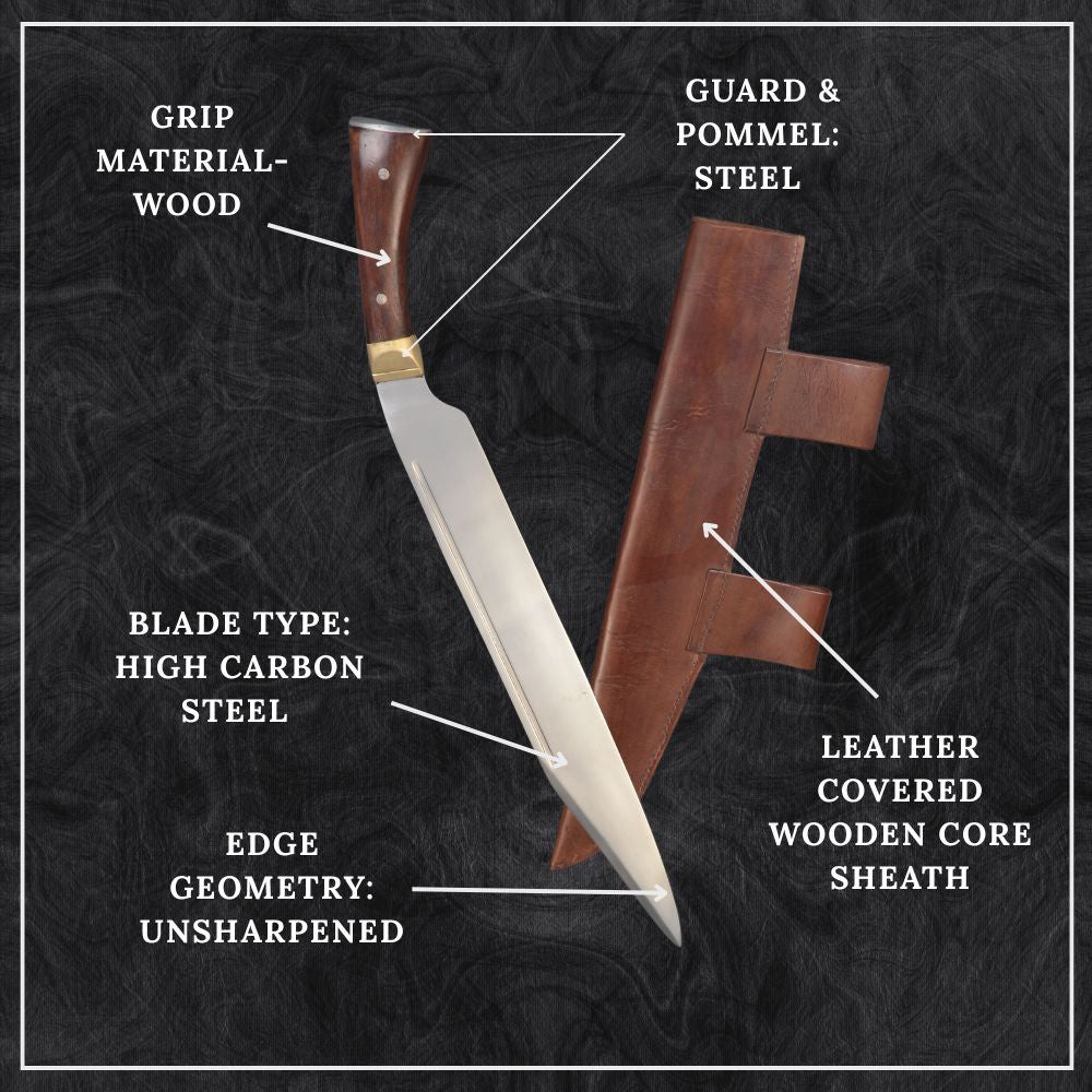 Broad Seax (Scandinavia, 9th Century) by Deepeeka