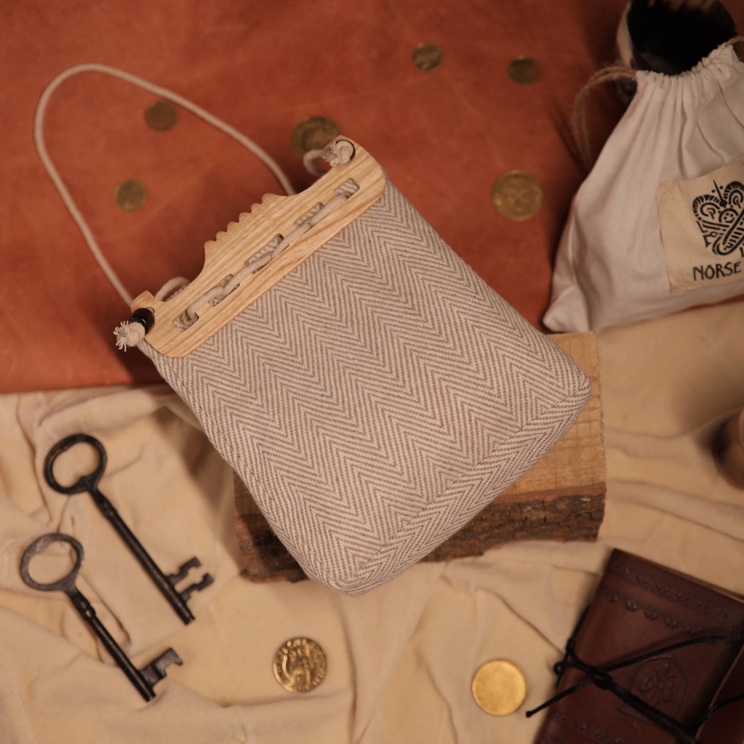 Fabric “Birka” bag pouch