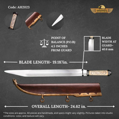 10th Century Jelling Style Viking Langseax (Wescovich Design)- Deepeeka