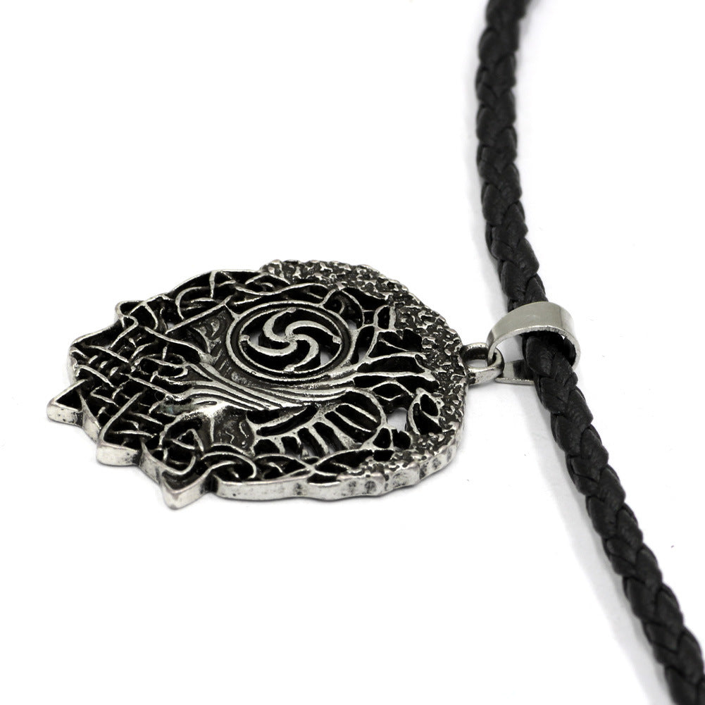 Viking Tree of Life Necklace in Silver