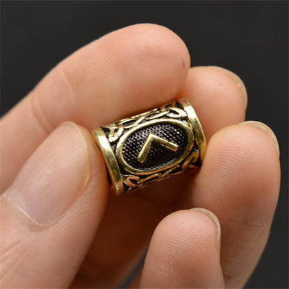 Viking Rune Beard Beads, Set of 24