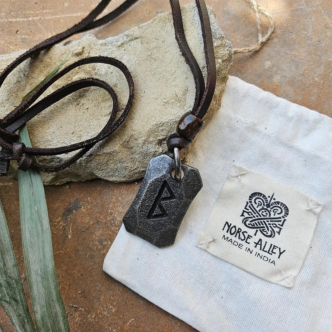 Viking Rune Pendant Berkano
