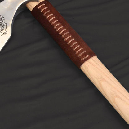 Viking Type E Axe with Etched Norse Design