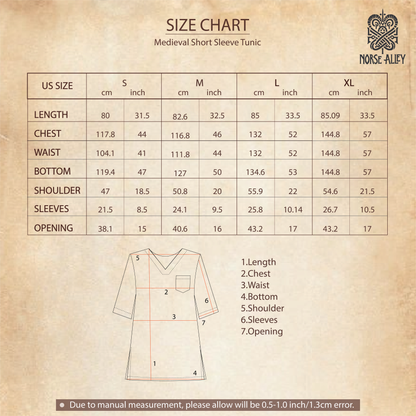 Medieval Short Sleeve Tunic, Grey Cotton Viking Shirt, V Neck Historical Clothing, Renaissance LARP Reenactment Top