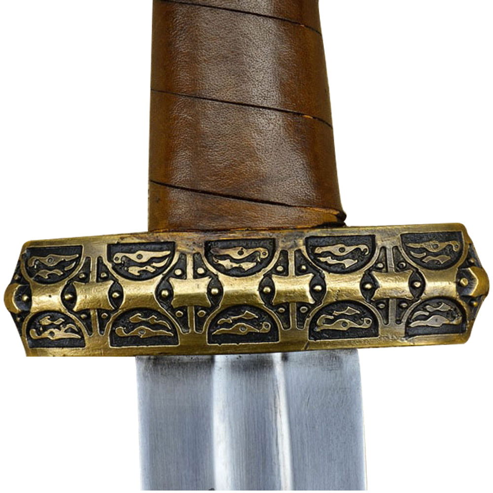 Primus Viking Jarl Sword – Bronze Hilt with Leather Grip (Scotland, 9th–10th Century)