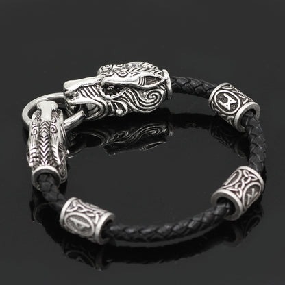Viking Dragon Head Bracelet