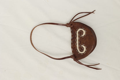 Norse Alley Viking Inspired Leather Coin Purse, Gokstad Design