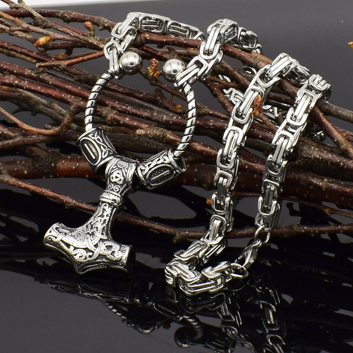 Nordic Viking Totem Necklace