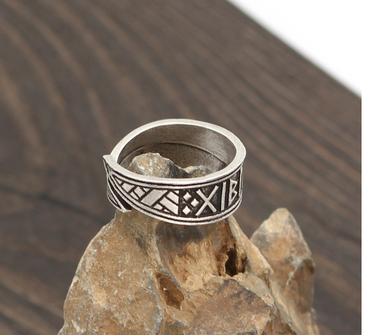 Adjustable Nordic Viking Ring