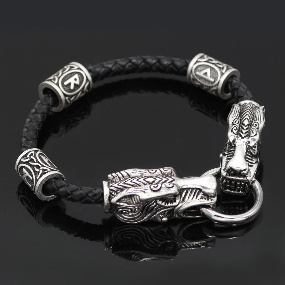 Viking Dragon Head Bracelet