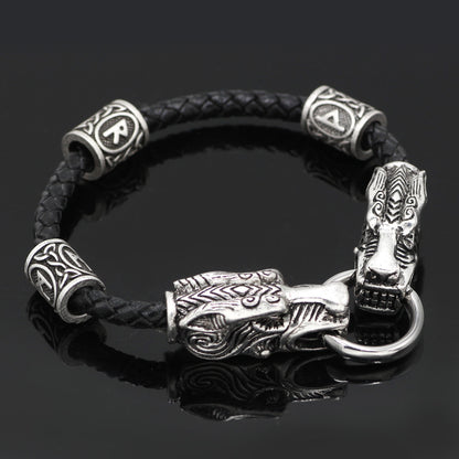 Viking Dragon Head Bracelet