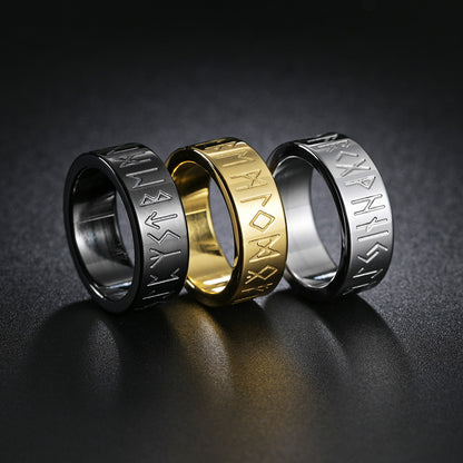 Nordic Viking Rune Ring