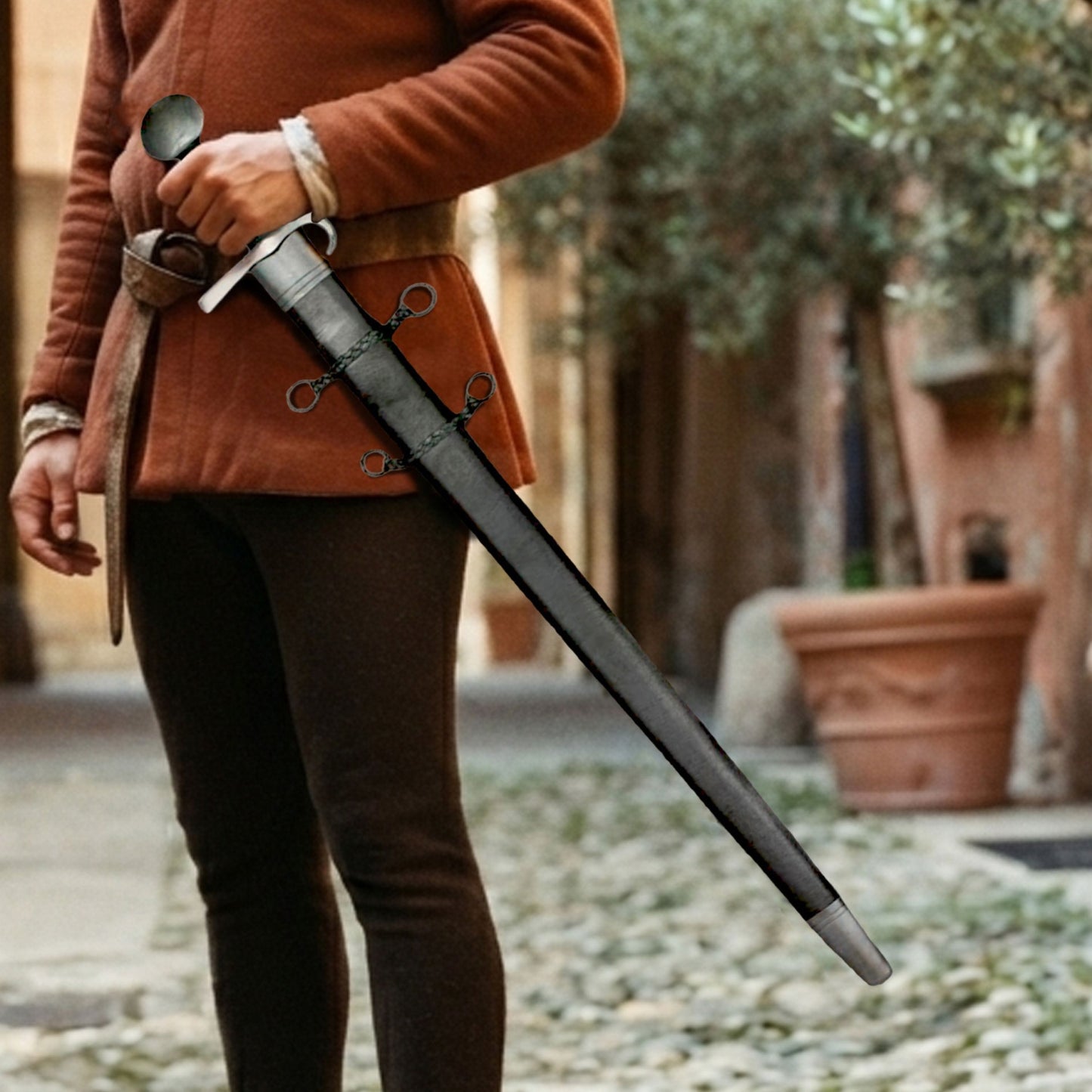 Primus Alexandria Arsenal Milanese Sword, Finger Guard (Italy, Early 15th Century)