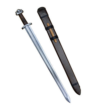 Three Lobed Godfred Viking Sword with scabbard