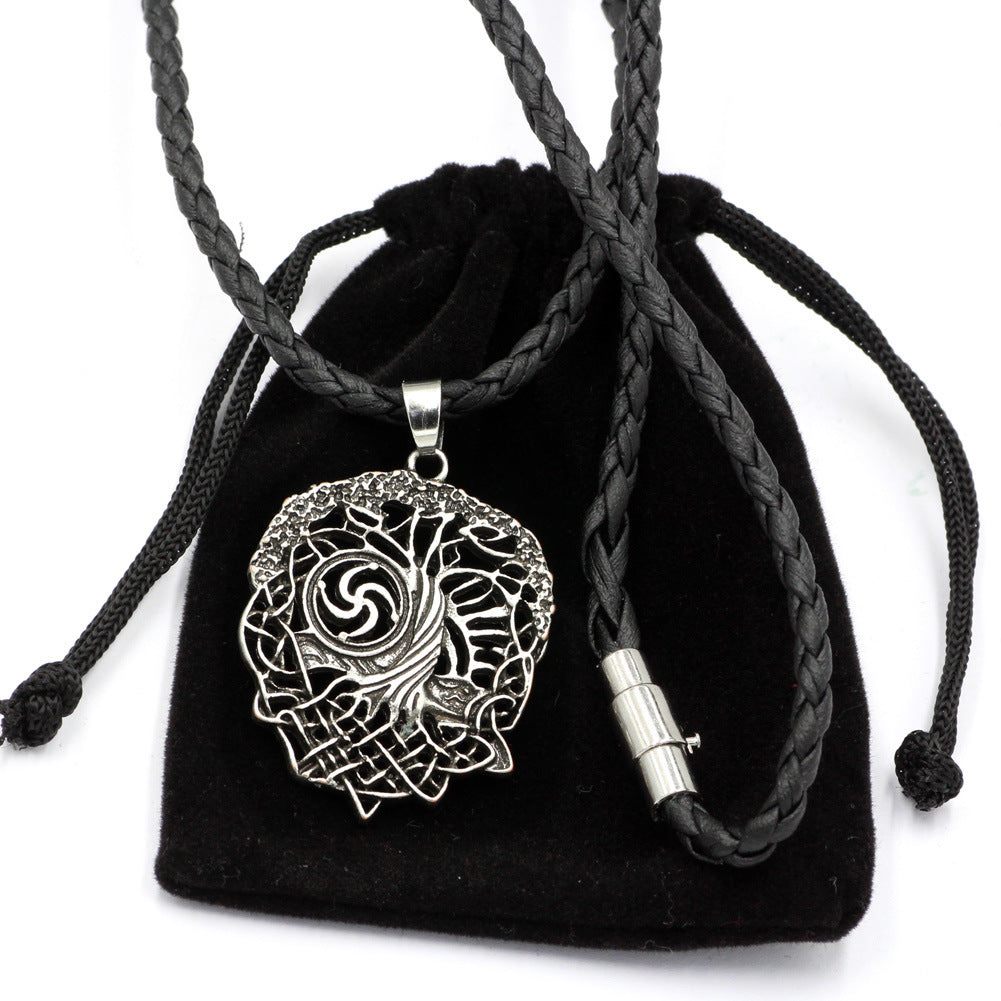 Viking Tree of Life Necklace in Silver