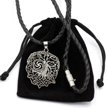 Viking Tree of Life Necklace in Silver