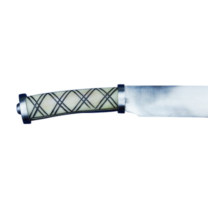 Viking Bone Curved Broad Seax