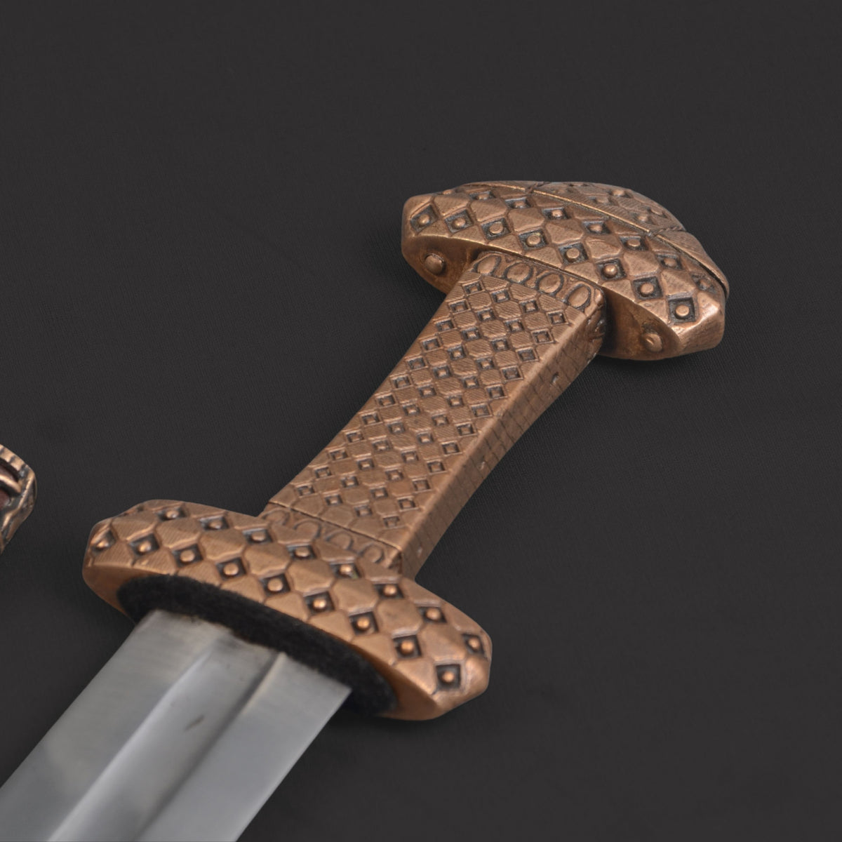 Bronze Hilt Viking Sword with scabbard