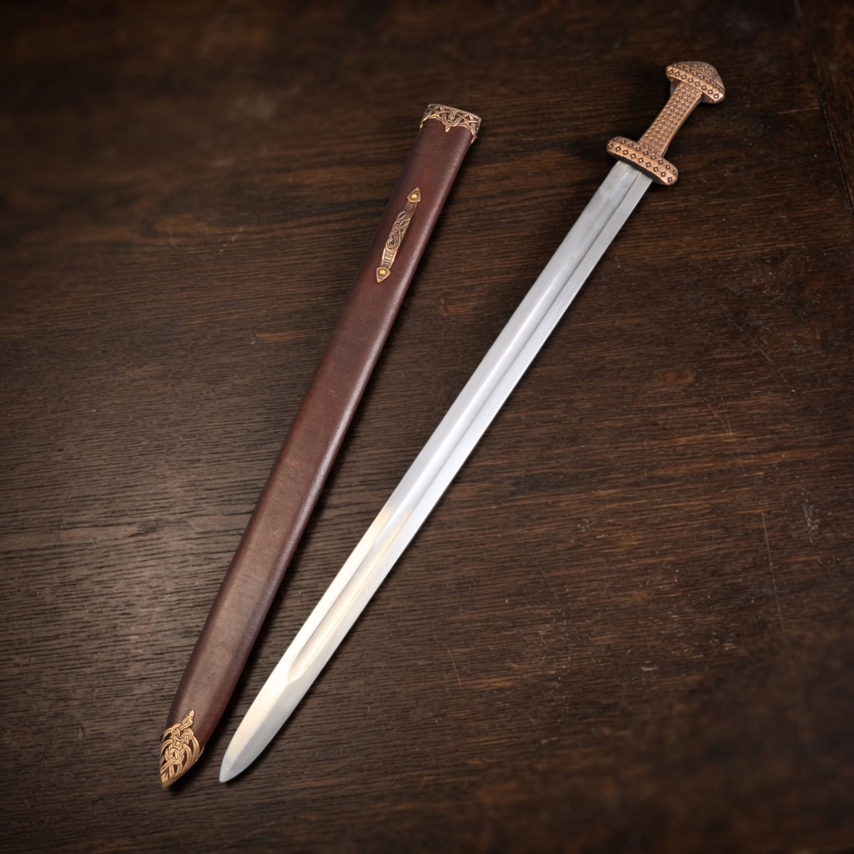 Bronze Hilt Viking Sword hilt