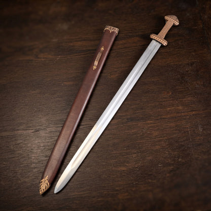 Bronze Hilt Viking Sword hilt
