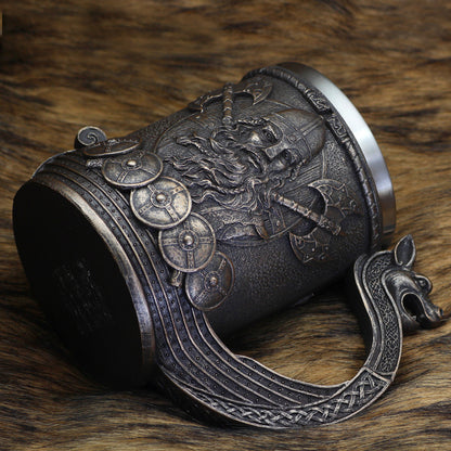 Odin and Thor Viking Beer Mug