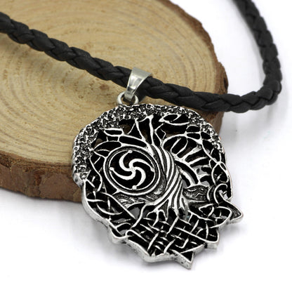 Viking Tree of Life Necklace in Silver