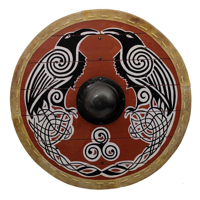 Huginn and Muninn Viking Shield