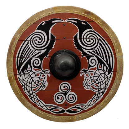 Huginn and Muninn Viking Shield