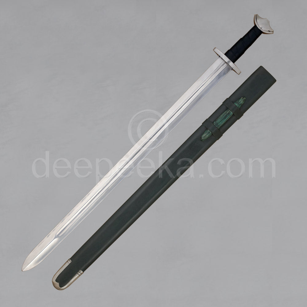 Viking Temple Sword, stage combat, brown grip