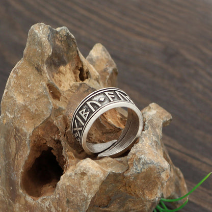 Adjustable Nordic Viking Ring