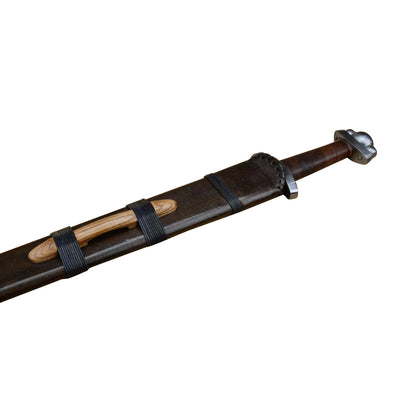 Three Lobed Godfred Viking Sword with scabbard