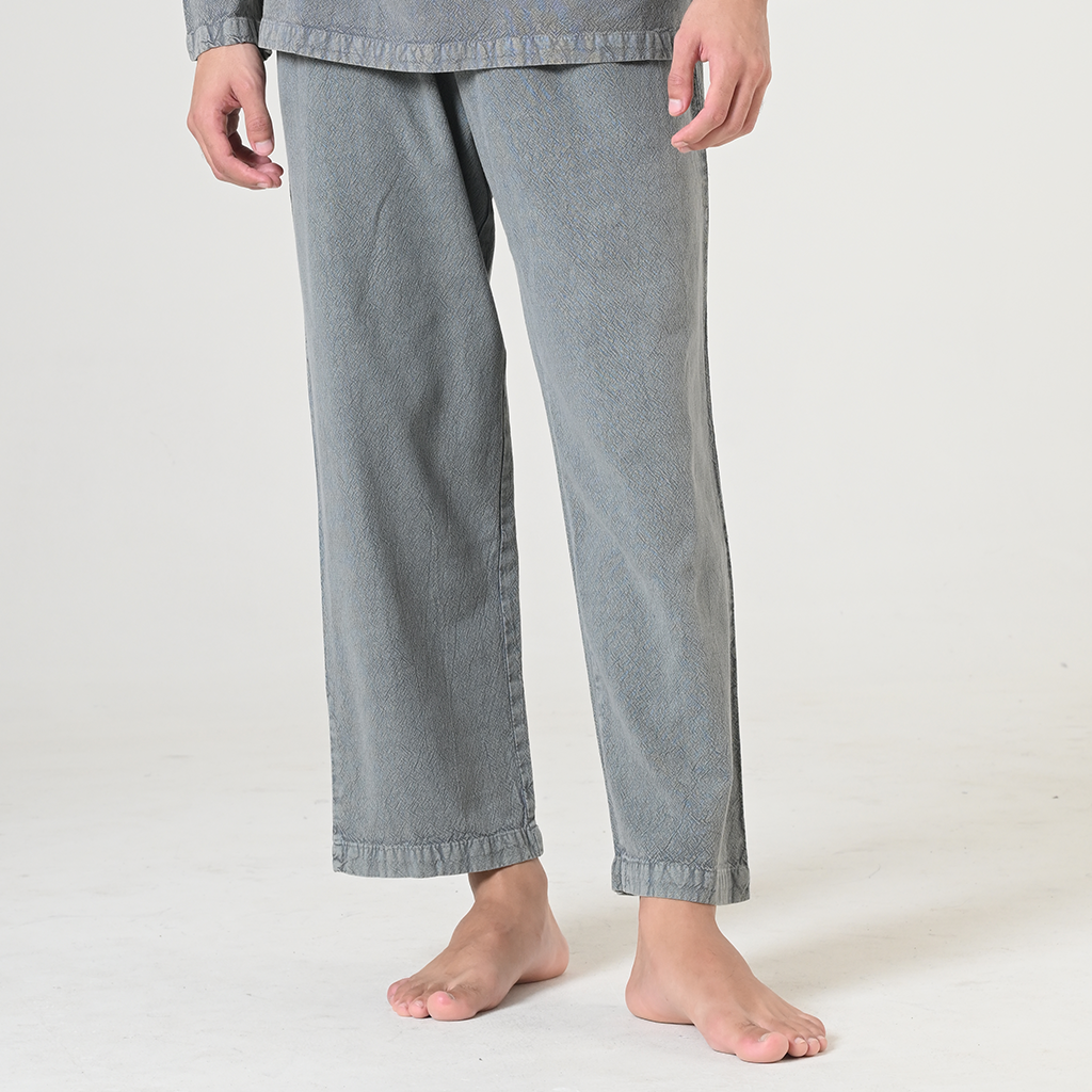 Medieval Drawstring Pants, Grey Cotton Viking Trousers, Relaxed Fit Historical Clothing, Renaissance LARP Reenactment Pants
