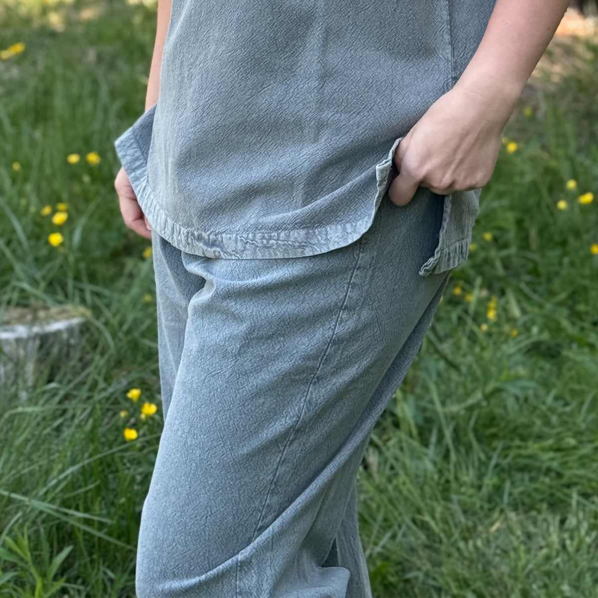 Medieval Drawstring Pants, Grey Cotton Viking Trousers, Relaxed Fit Historical Clothing, Renaissance LARP Reenactment Pants