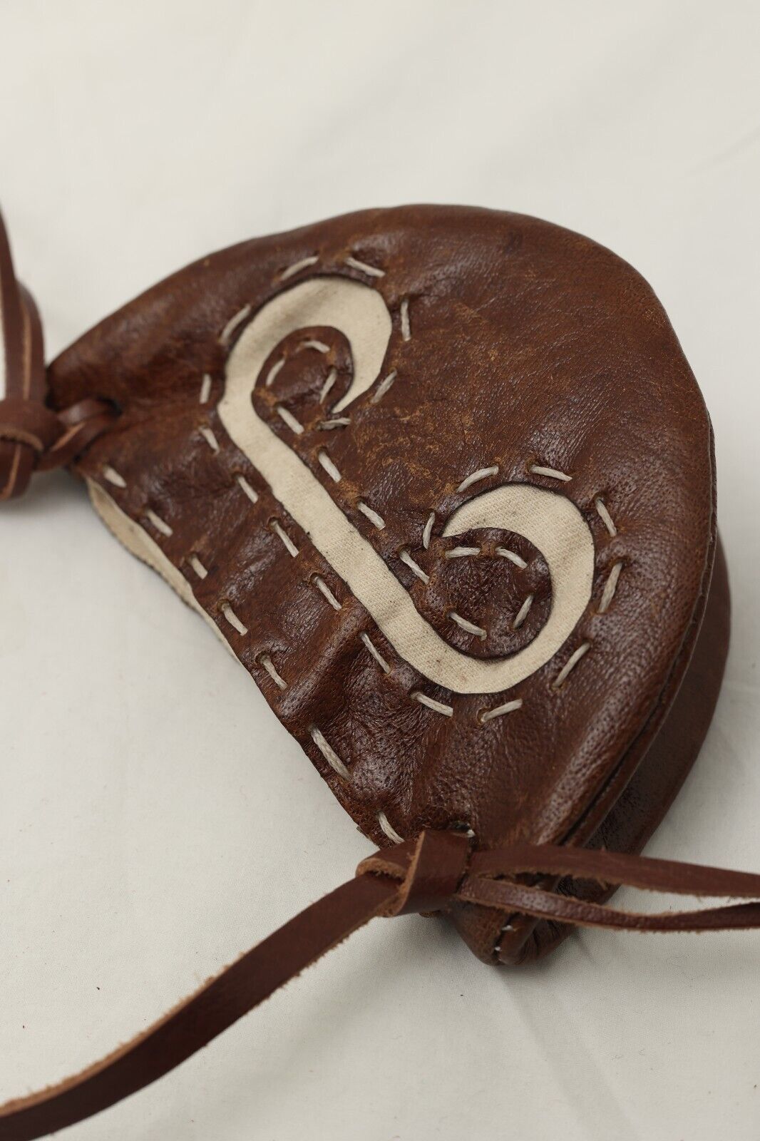 Norse Alley Viking Inspired Leather Coin Purse, Gokstad Design