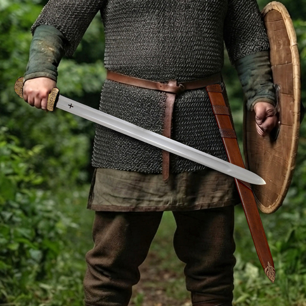 Rus Viking Sword hilt detail