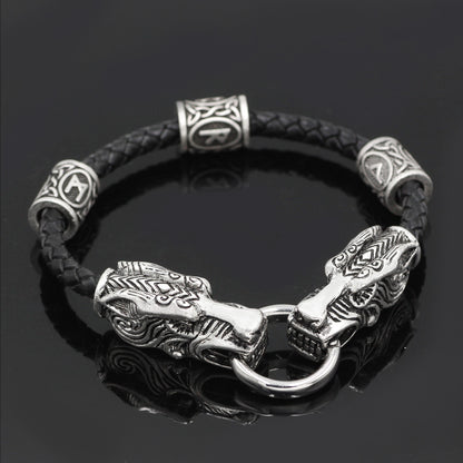 Viking Dragon Head Bracelet